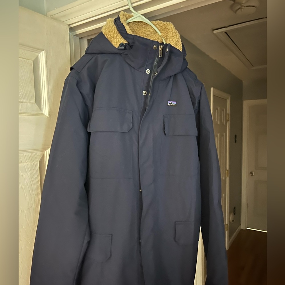 Patagonia Mens ISTHMUS Parka (Navy)